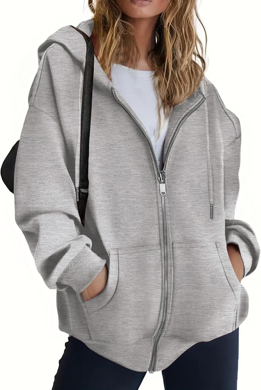 Zeagoo Hoodies For Women Zip Up Hoodie Oversized Sweatshirt Fleece Jackets Fall Winter Coats 2025 Fashion