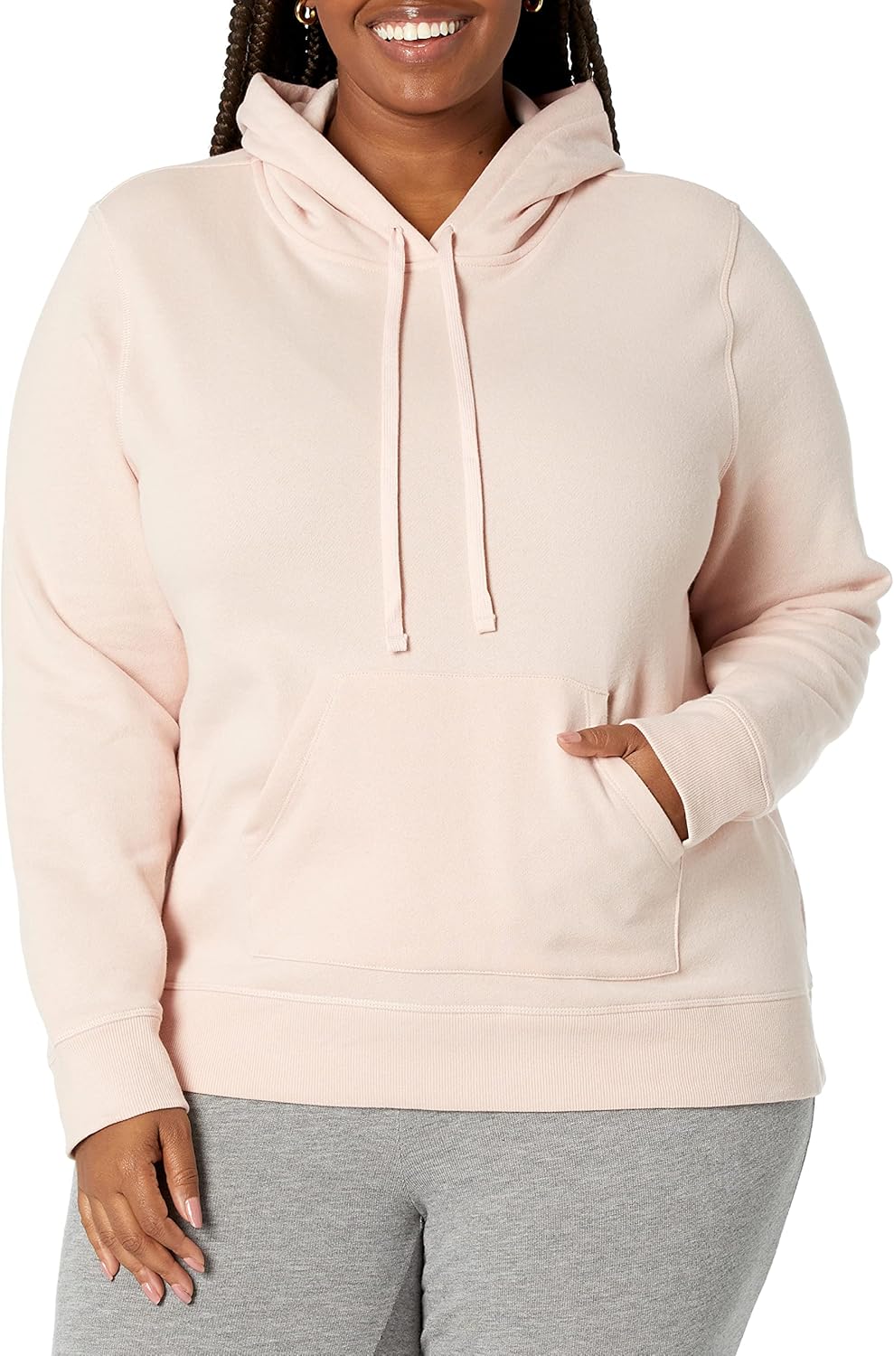 Amazon Essentials womens French Terry Fleece Pullover Hoodie