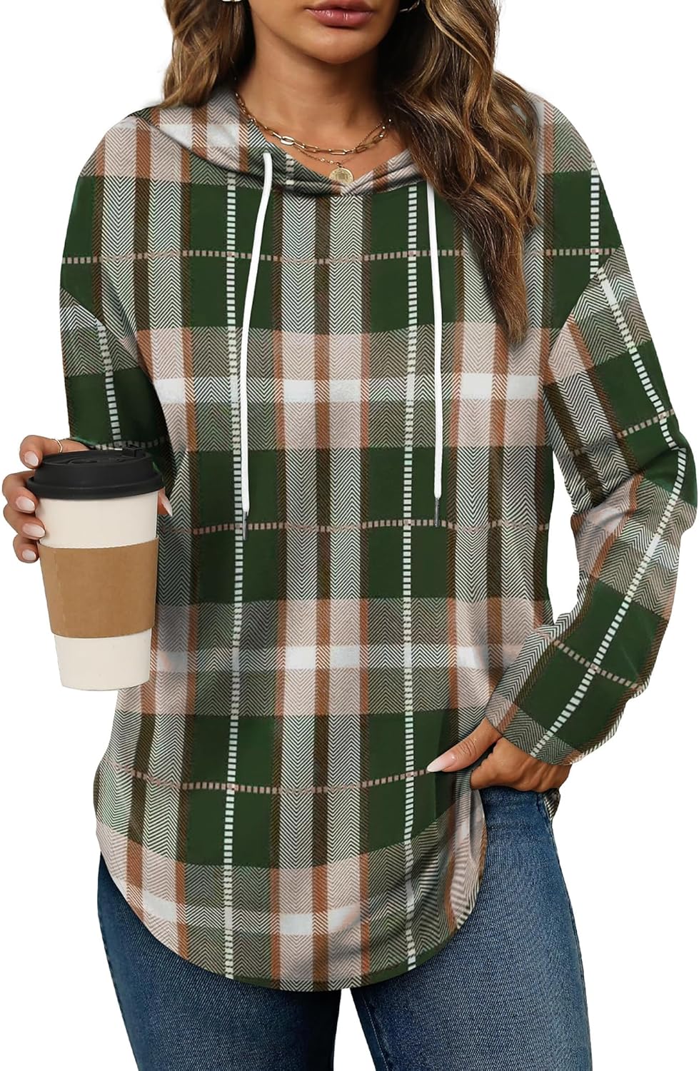 Bofell Hoodies for Women Long Sleeve Shirts Fall Clothes 2025 Outfits Crewneck Sweatshirts Winter Fashion Clothing