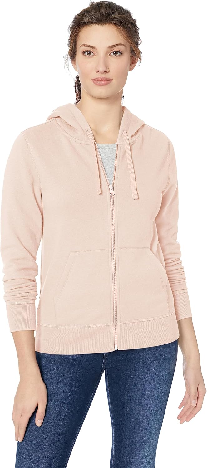 Amazon Essentials womens Fleece Full-Zip Hoodie (Available in Plus Size)