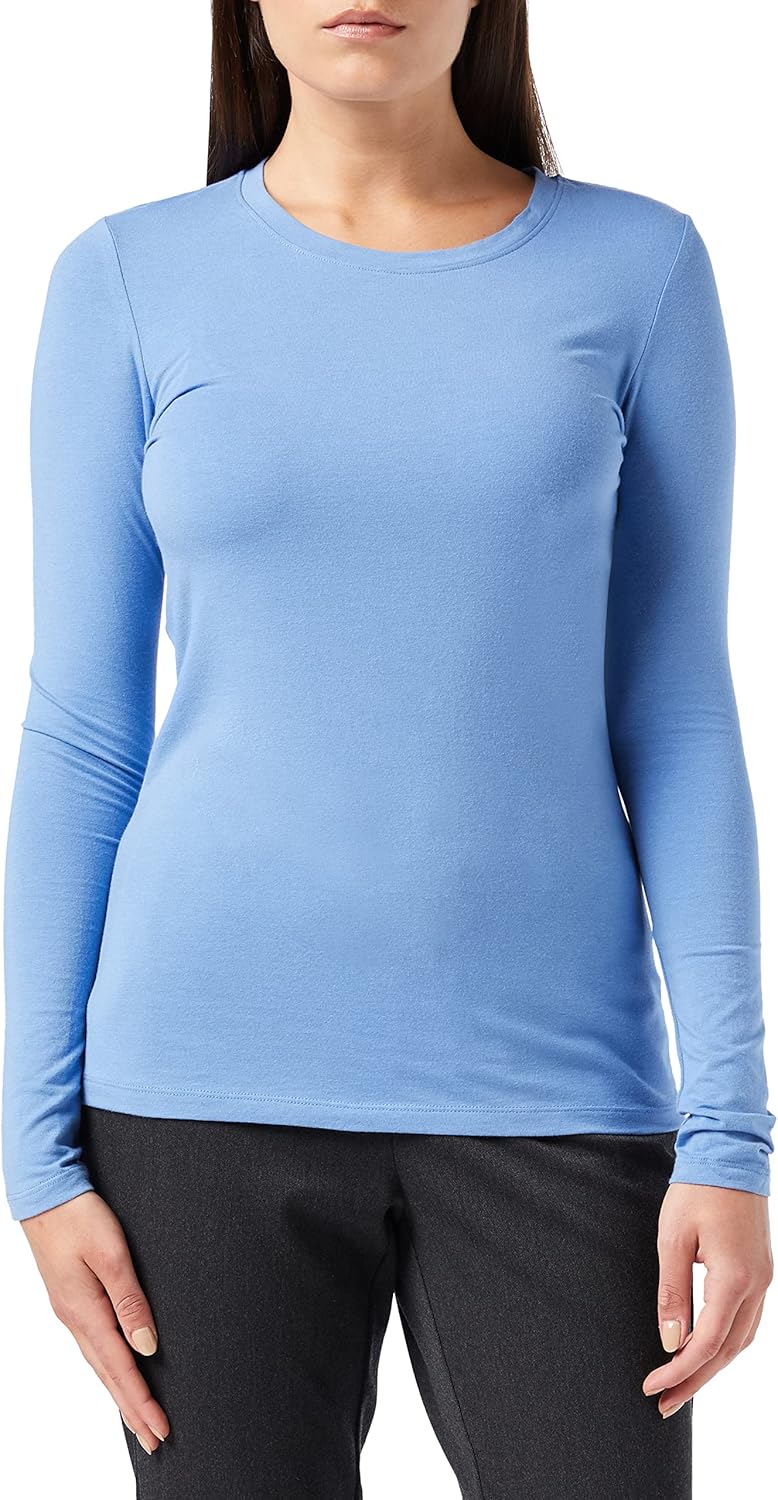 Amazon Essentials Womens Regular-Fit Long-Sleeve Crewneck T-Shirt (Available in Plus Size)