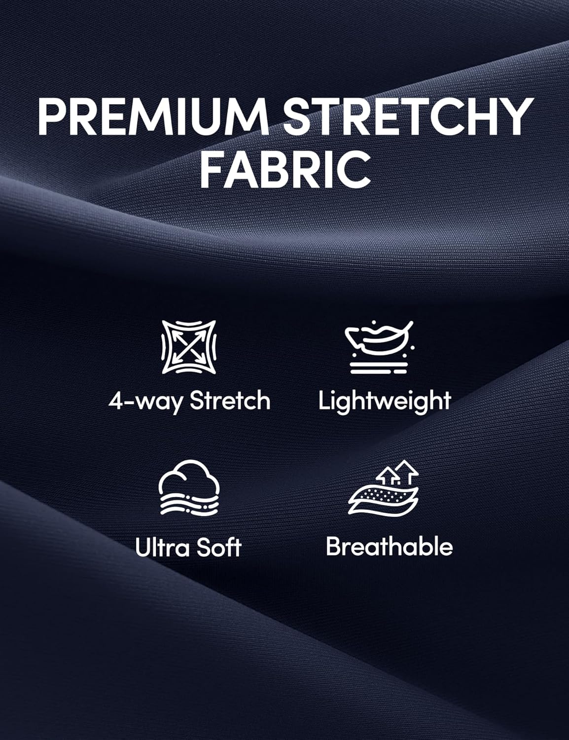 IUGA Womens Dress Pants Wide Leg Pull On Stretchy Work Pants Women High Waisted Business Casual Trousers with Pockets