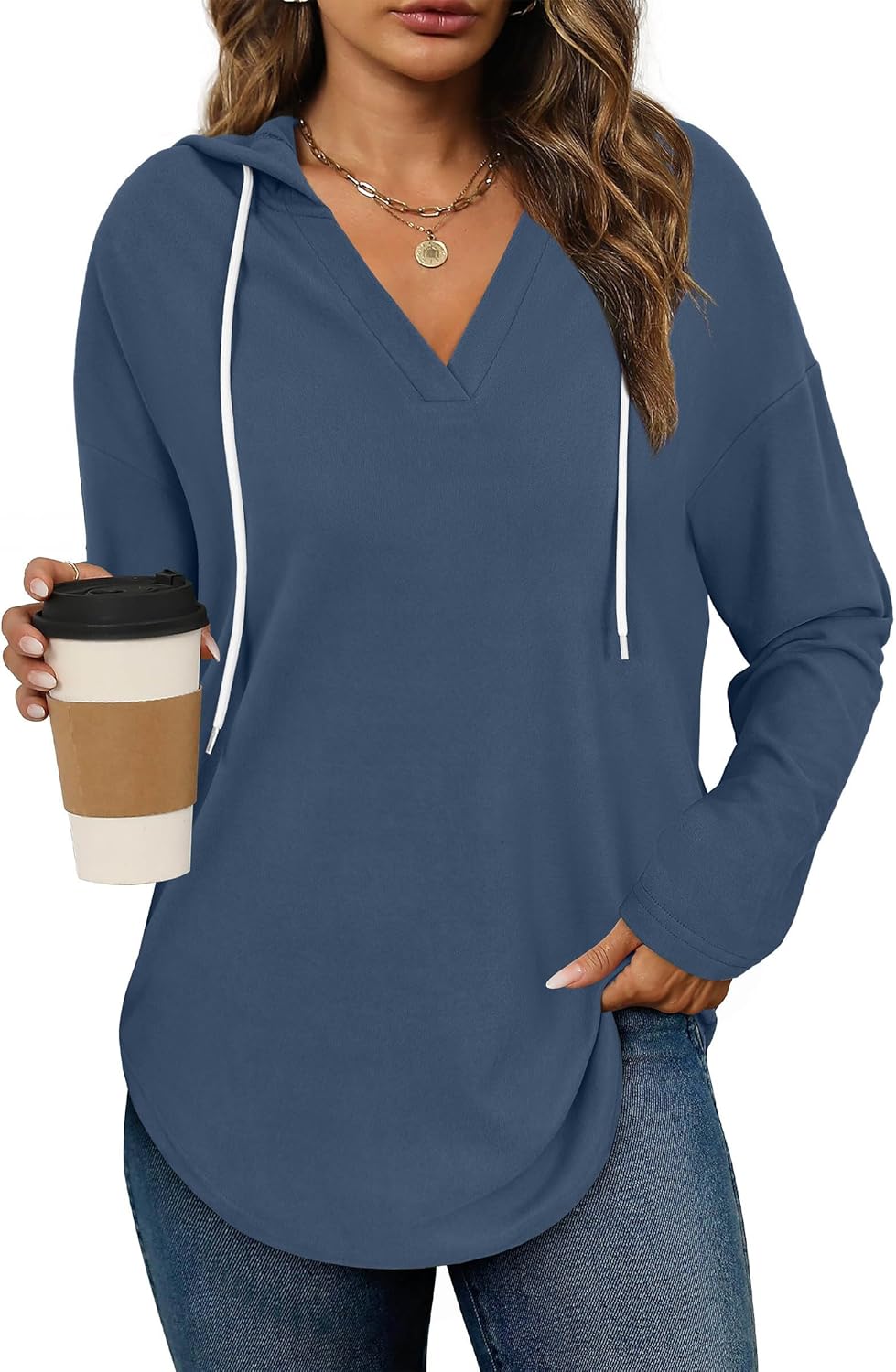 Grace's Secret Womens Soft Fleece Hoodie Sweatshirts Casual Long Sleeve Shirts Early Fall Fashion Clothing