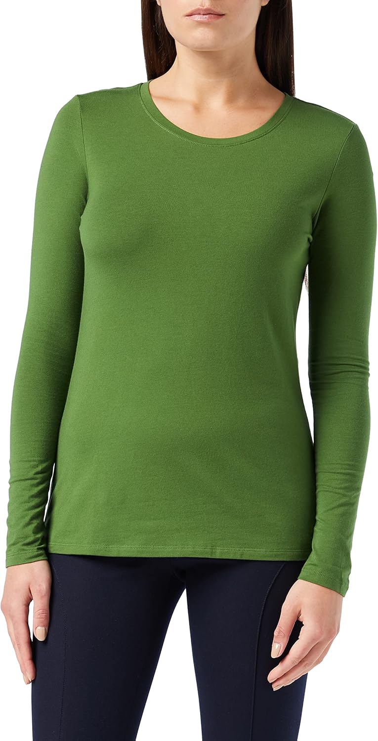 Amazon Essentials Womens Regular-Fit Long-Sleeve Crewneck T-Shirt (Available in Plus Size)