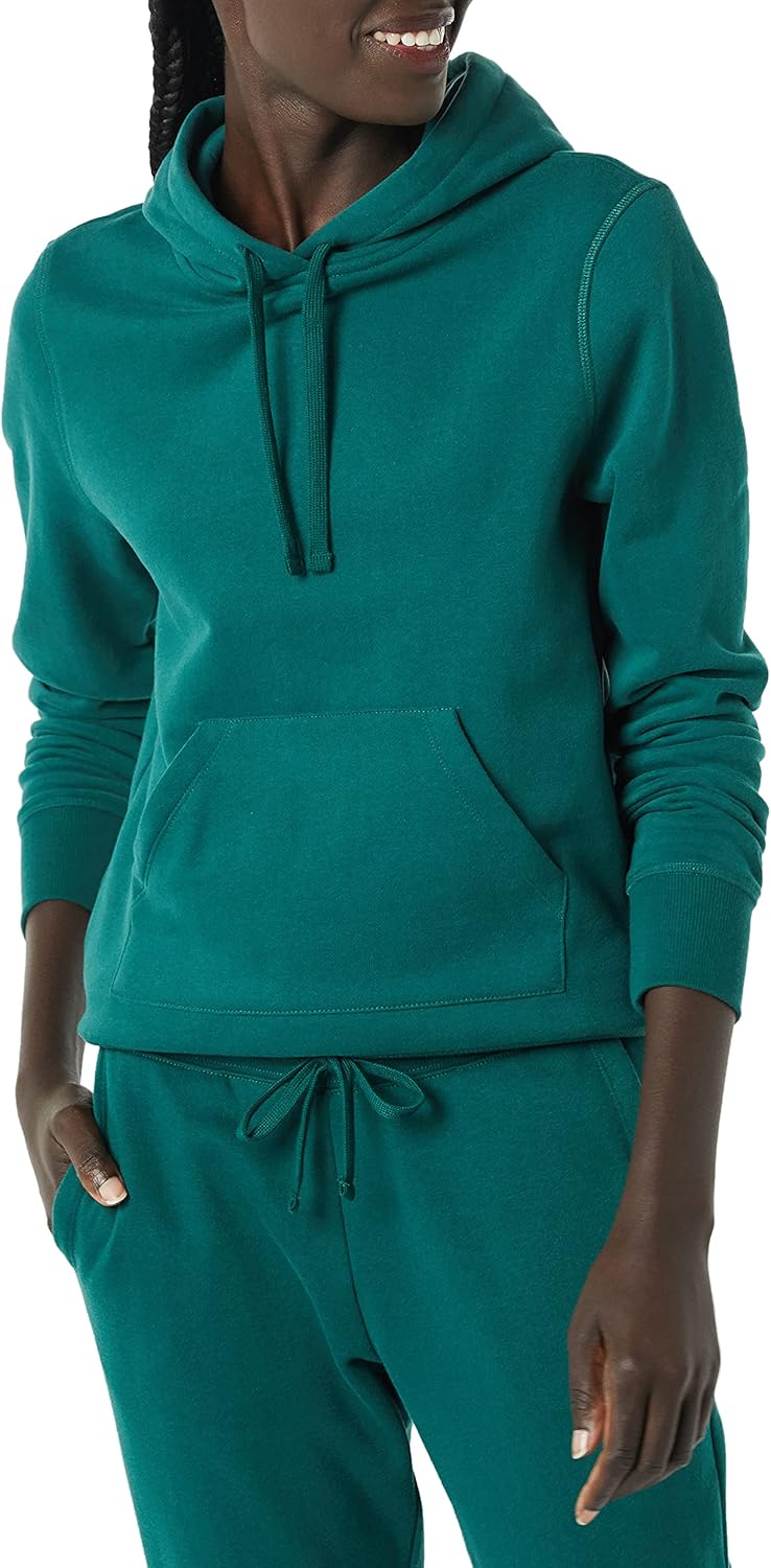 Amazon Essentials womens French Terry Fleece Pullover Hoodie