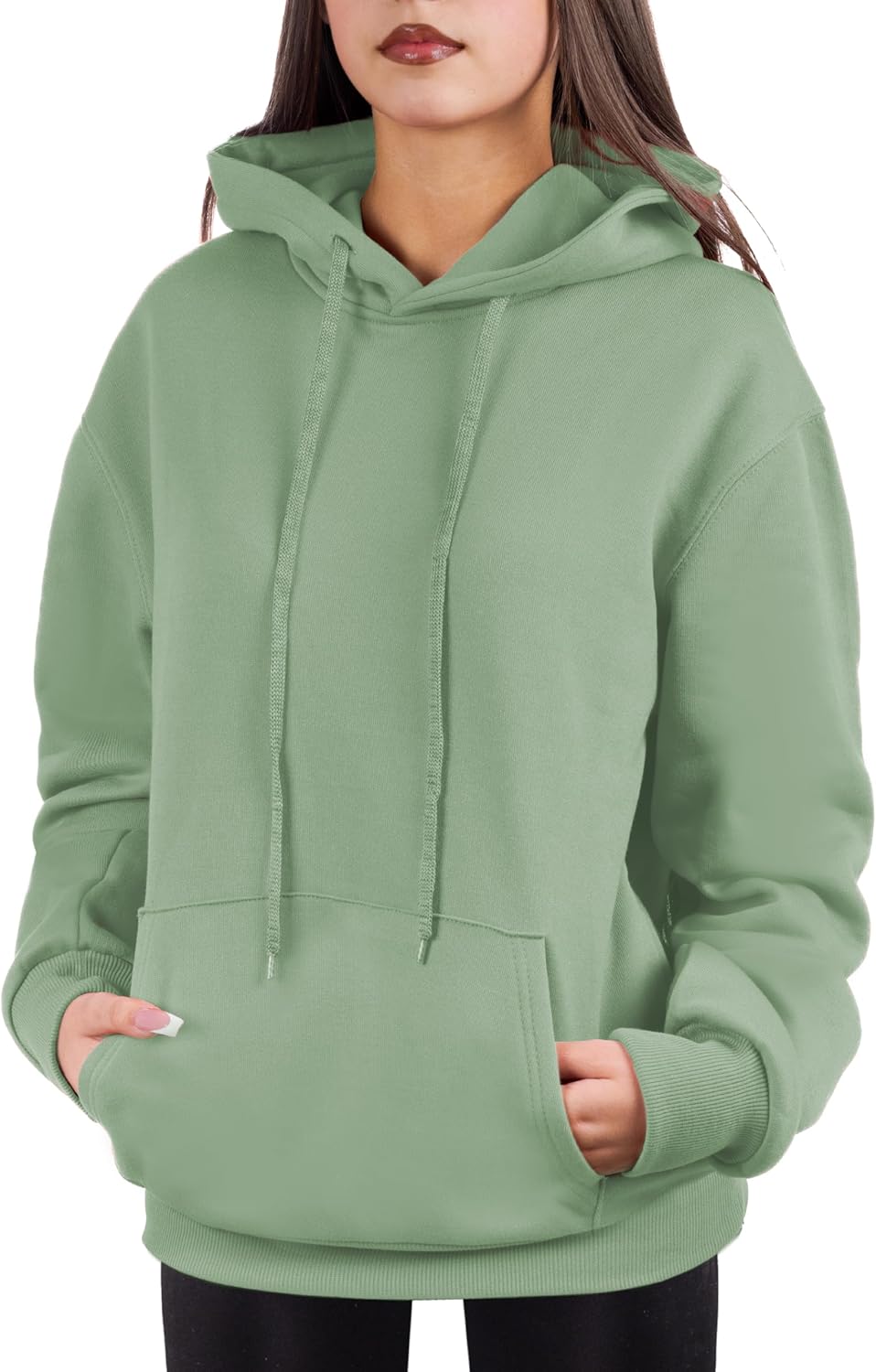 Womens Hoodies Pullover Fleece Sweatshirts Long Sleeve Hoodie With Front Pocket