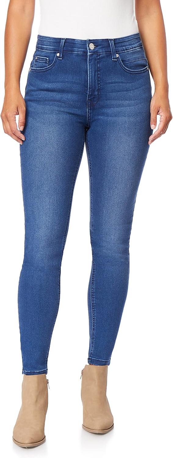 Angels Forever Young Womens 360 Sculpt Skinny Mid-Rise Jeans (Standard and Plus)