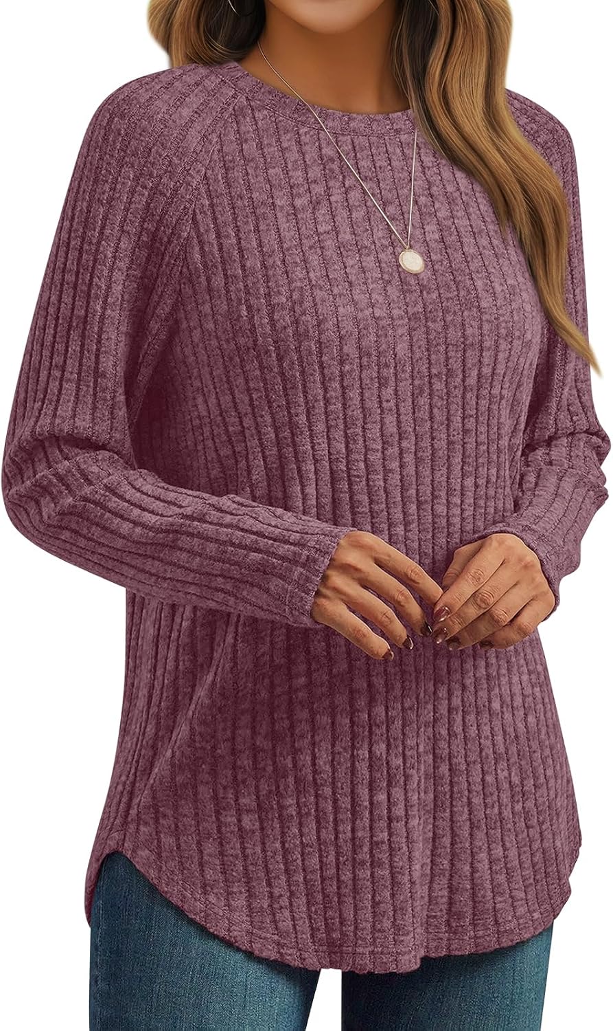 AUTOMET Womens Long Sleeve Shirts Fall Fashion Tops 2025 Blouses Dressy Sweaters Tunic Winter Clothes Casual Outfits