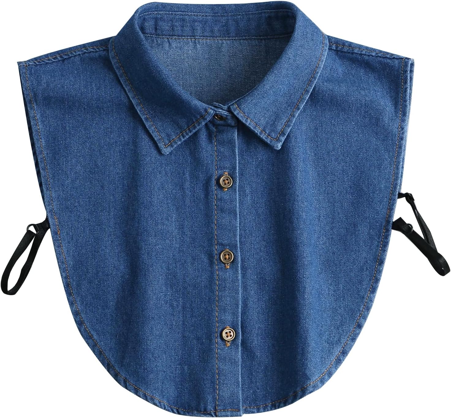 Shinywear Fake Collar Detachable Dickey Blouse Half Shirts Peter Pan Faux False Collar for Women Girls Favors