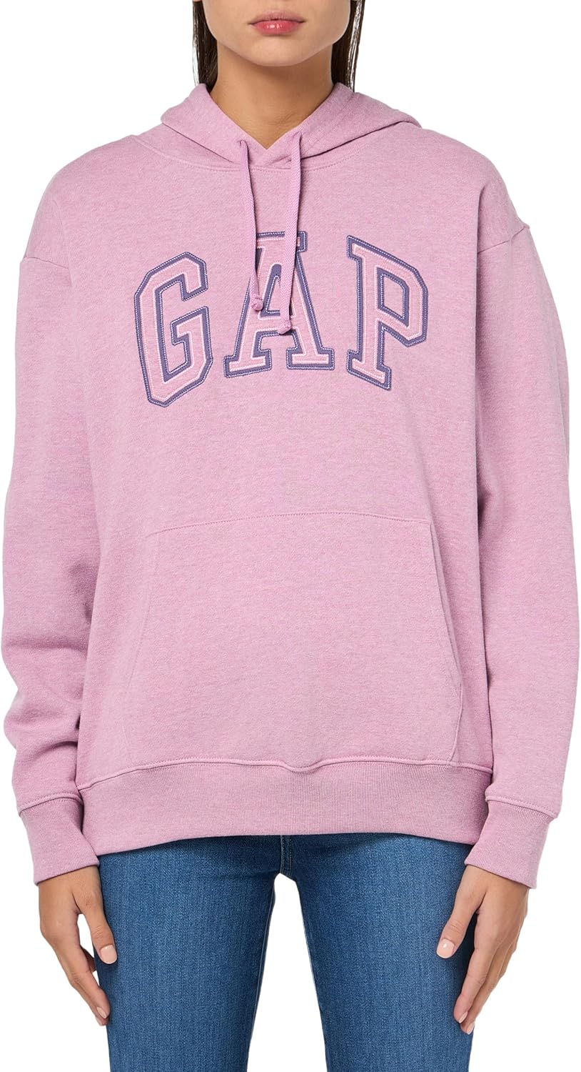 GAP Women's Logo Hoodie Hooded Pull-on Sweatshirt