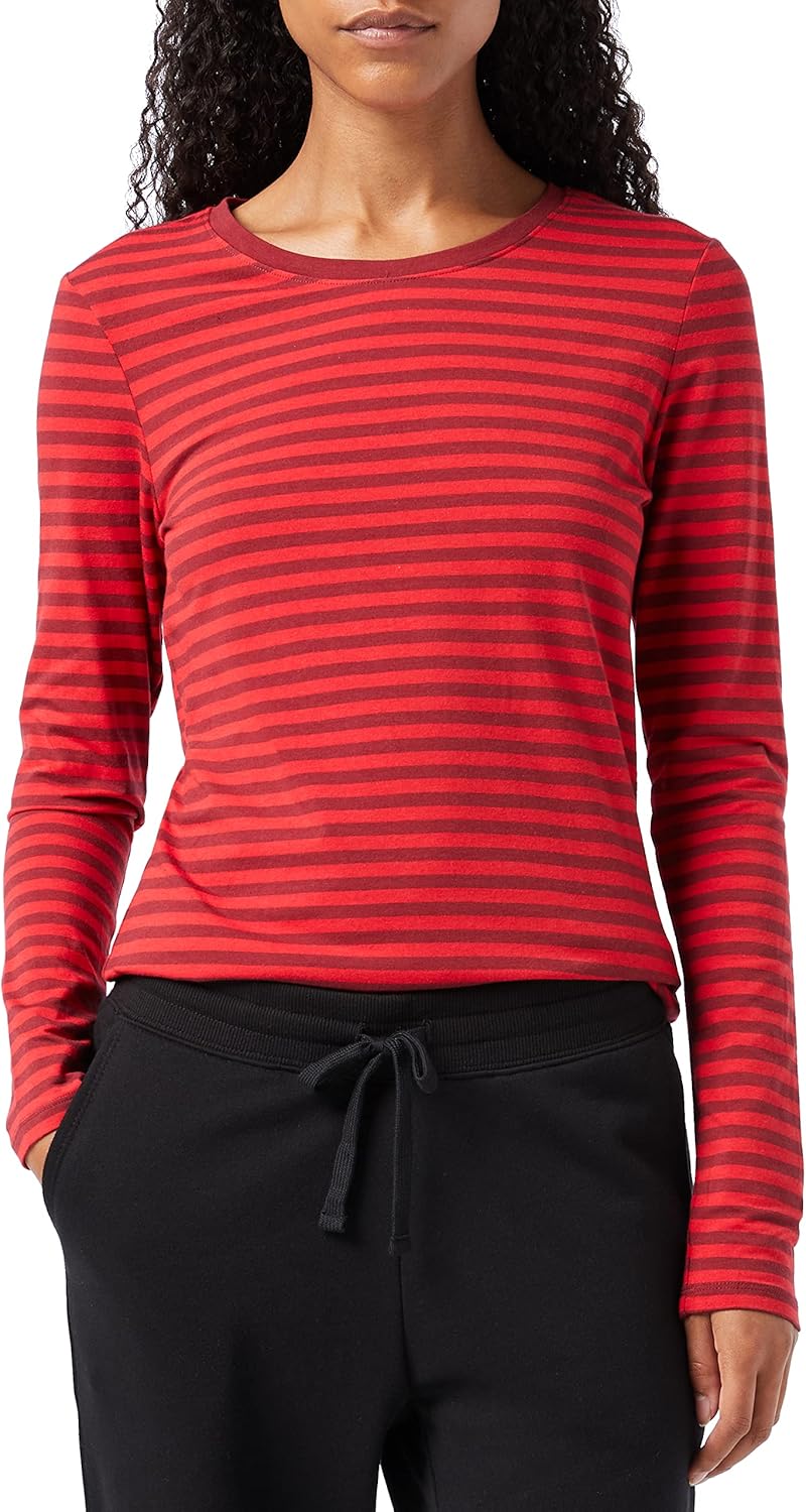 Amazon Essentials Womens Regular-Fit Long-Sleeve Crewneck T-Shirt (Available in Plus Size)