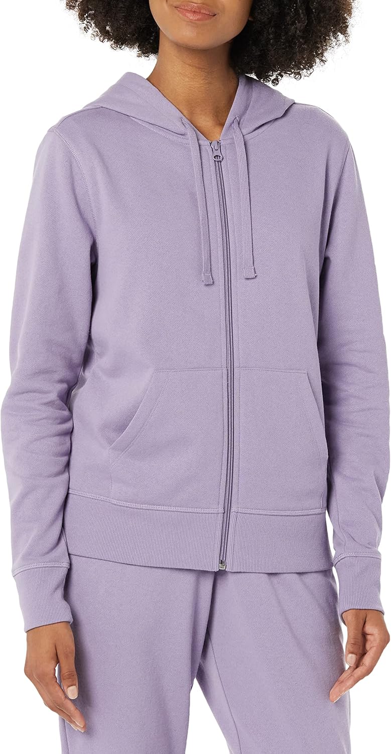 Amazon Essentials womens Fleece Full-Zip Hoodie (Available in Plus Size)