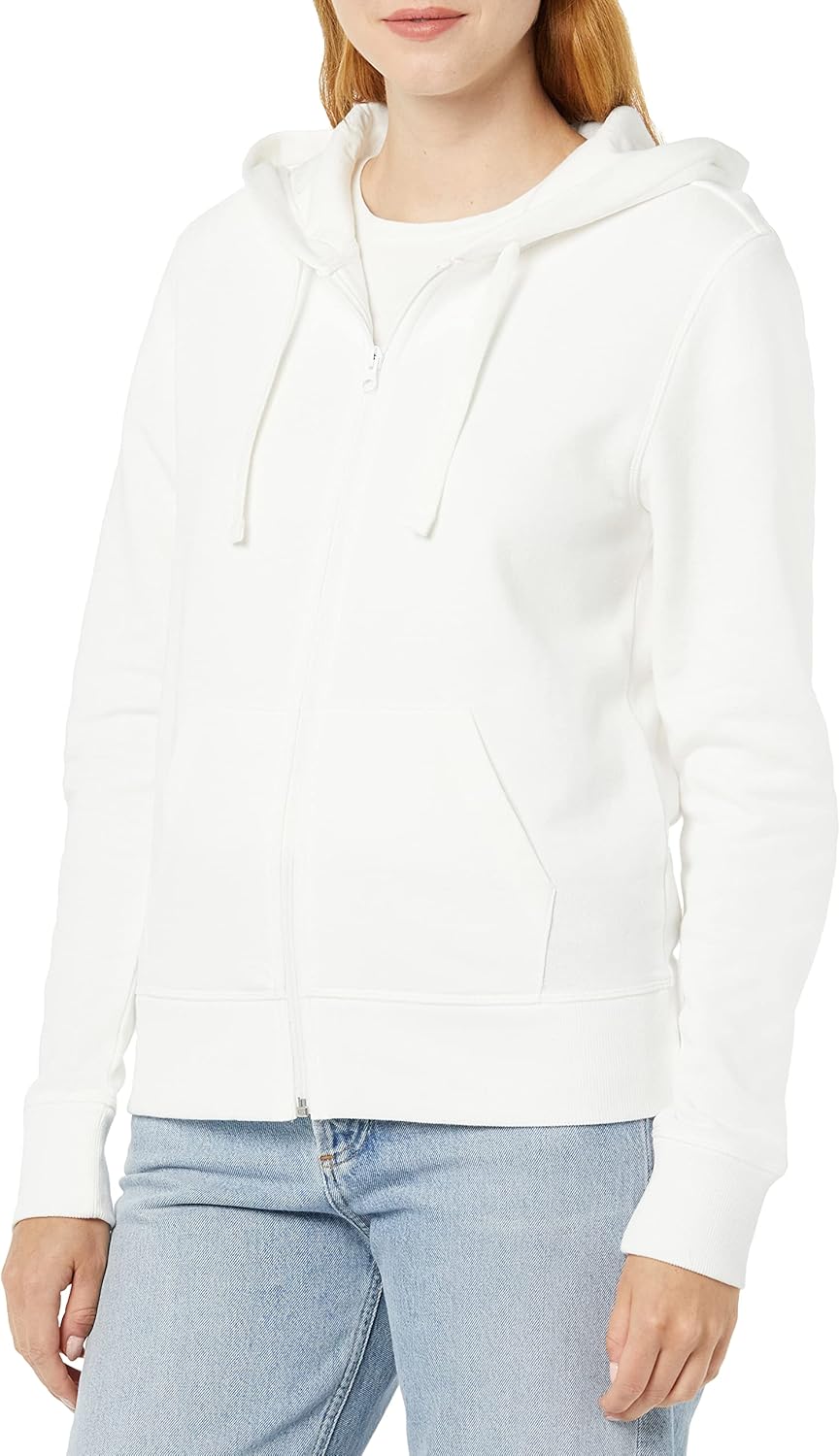 Amazon Essentials womens Fleece Full-Zip Hoodie (Available in Plus Size)