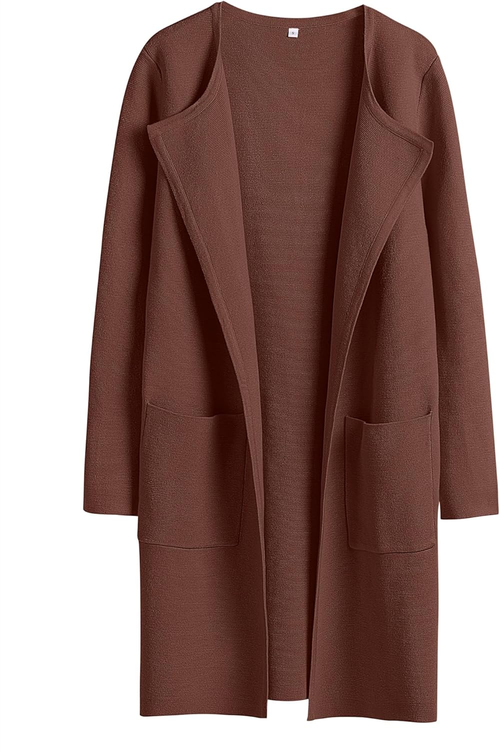 ANRABESS Womens Cardigan Sweater Open Front Knit Long Coatigan Dressy Casual Jacket Coat 2025 Fall Outfits Classy Clothes