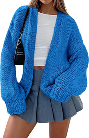 PRETTYGARDEN Cardigan Sweaters for Women Trendy Fall Fashion 2025 Long Sleeve Chunky Knit Cardigans Winter Clothing Outfits
