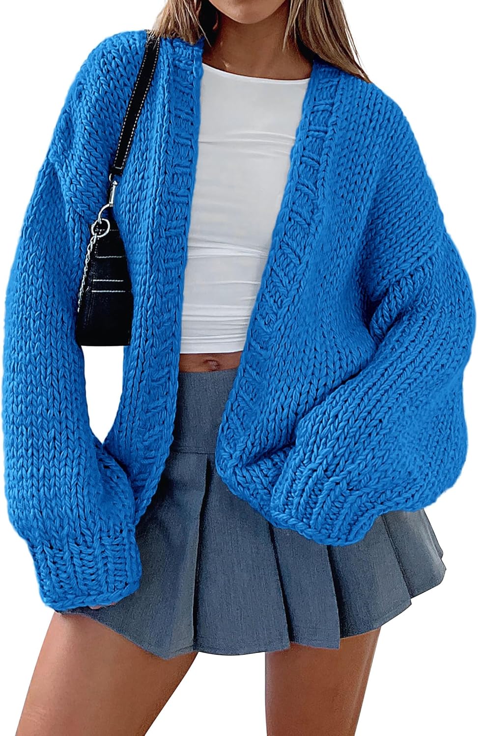 PRETTYGARDEN Cardigan Sweaters for Women Trendy Fall Fashion 2025 Long Sleeve Chunky Knit Cardigans Winter Clothing Outfits