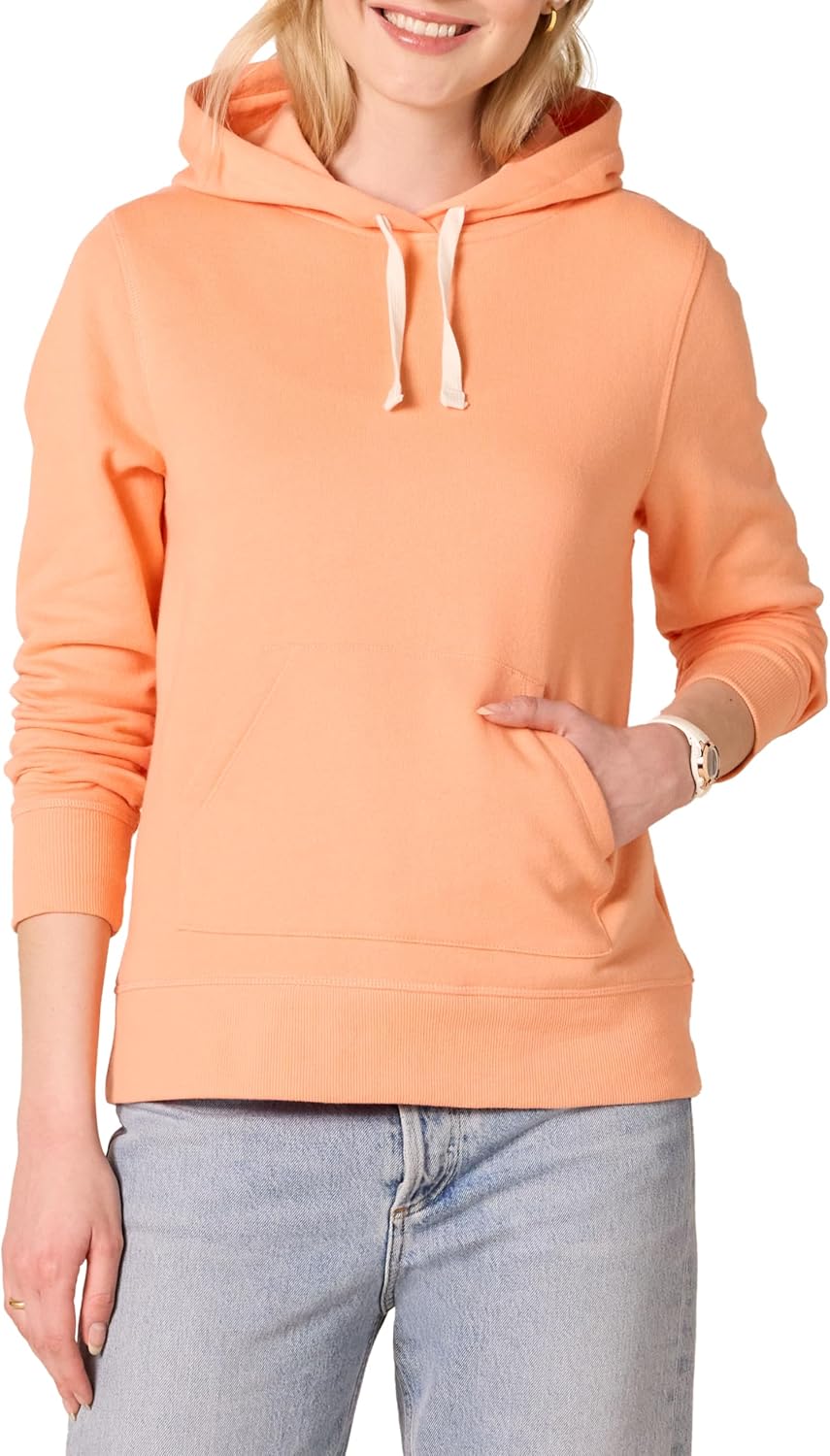 Amazon Essentials womens French Terry Fleece Pullover Hoodie