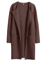 ANRABESS Womens Cardigan Sweater Open Front Knit Long Coatigan Dressy Casual Jacket Coat 2025 Fall Outfits Classy Clothes