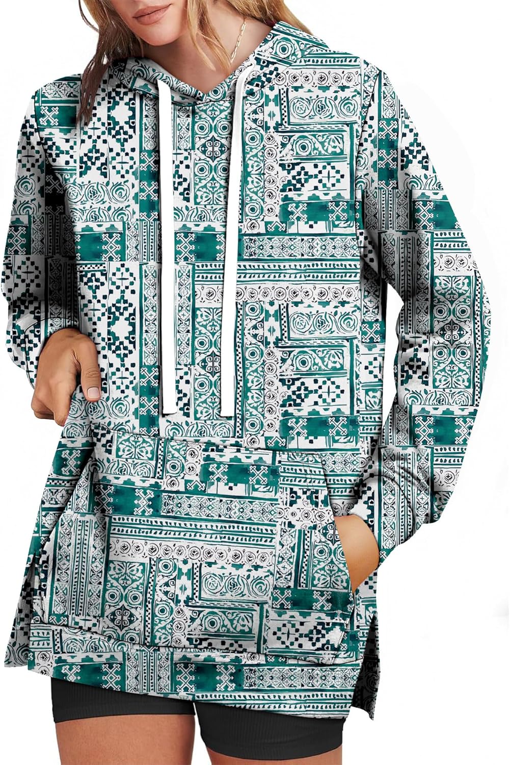 KISSMODA Womens Casual Hoodies Long Sleeve Sweatshirts Comfy Pullover Fleece Sweaters Winter Fall Outfits Fashion Clothes