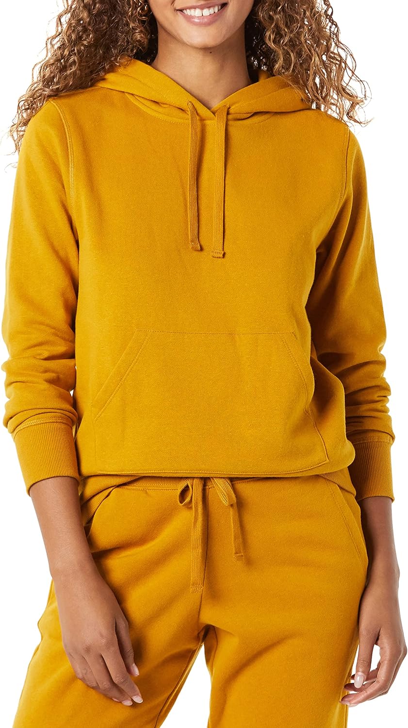 Amazon Essentials womens French Terry Fleece Pullover Hoodie