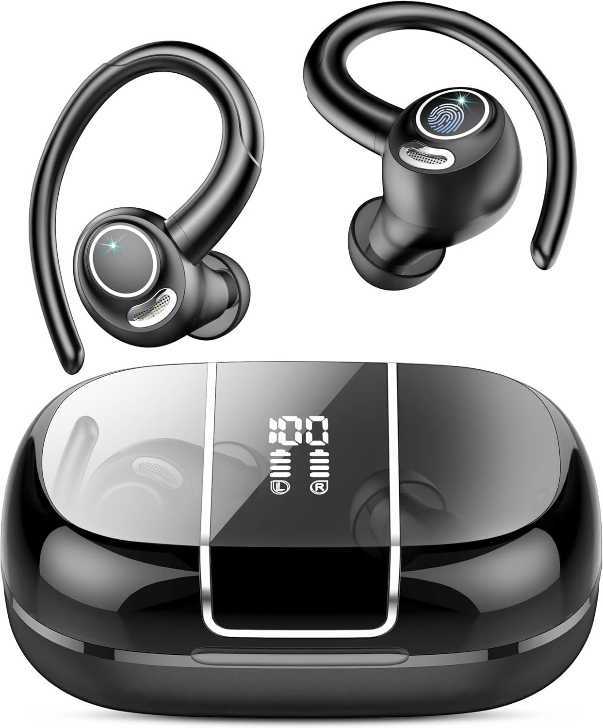 Wireless Earbuds Bluetooth 5.3 - VKROBAG V90 Sports - 48Hrs Playtime IP7 Waterproof