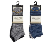 1 Pallet of Men's No-Show Socks - 1,800 Packs - Gold Toe Black & White Assorted