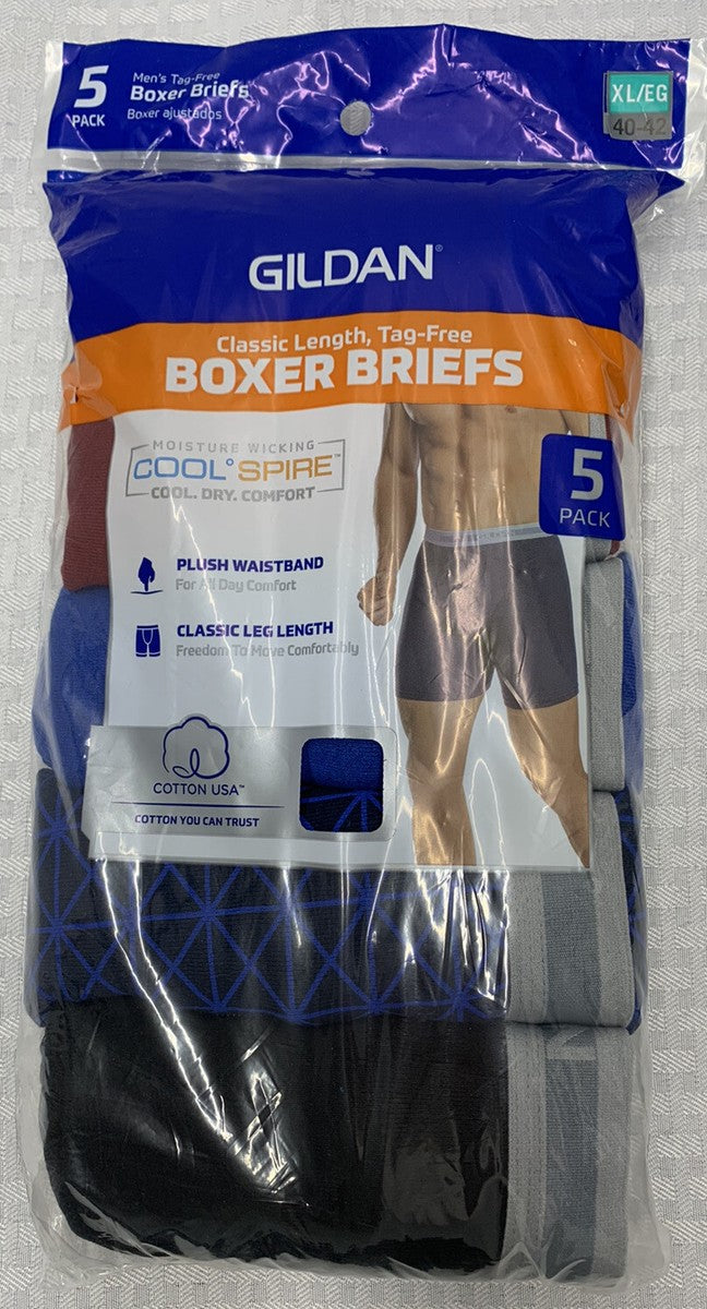 Bóxers Gildan 5 en 1 — PVPR $40 | Talla a elegir | Subasta desde $1